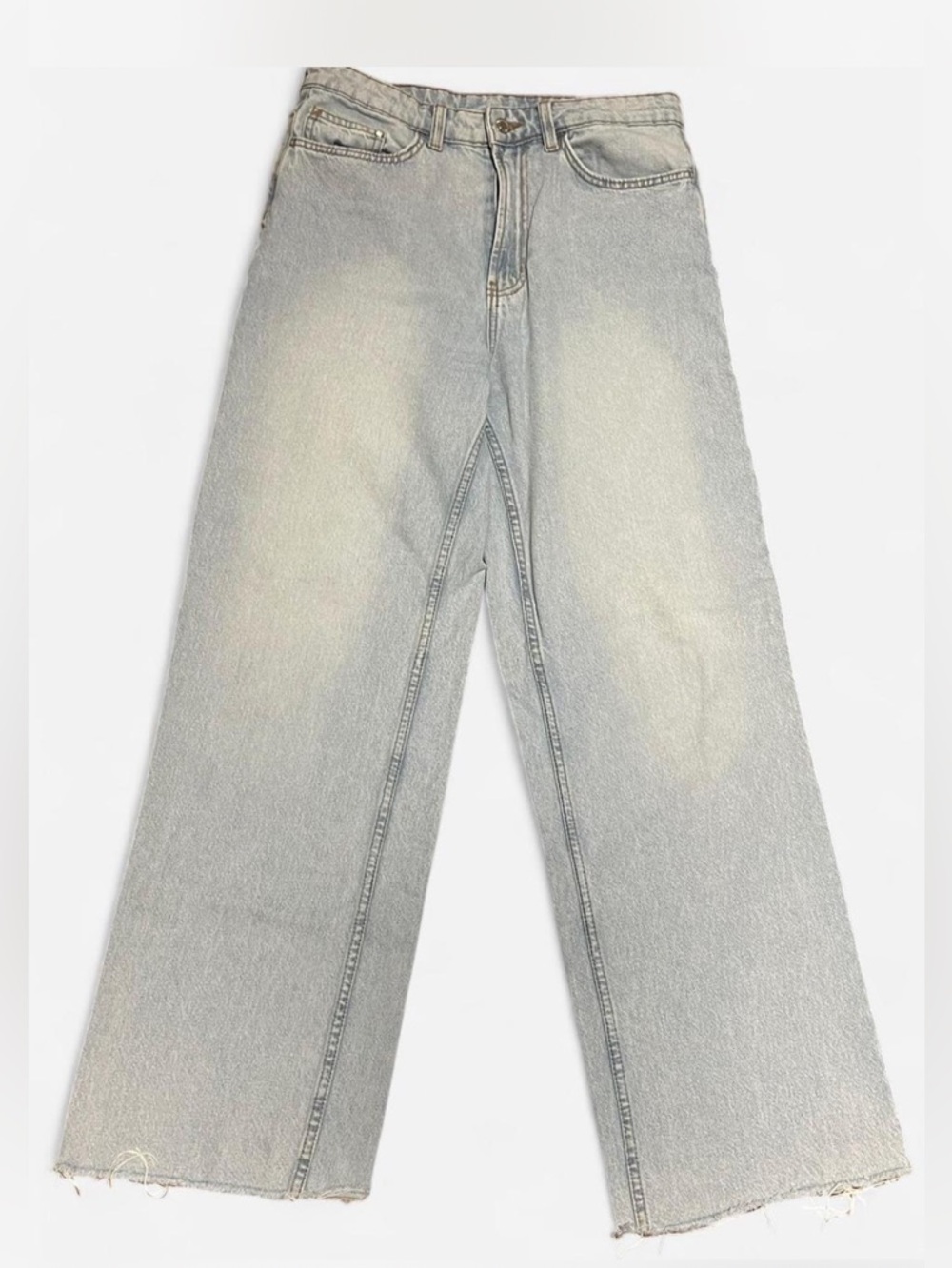 H&M Light Wash Wide Leg Jeans